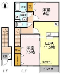 マイ　ローズコートの物件間取画像